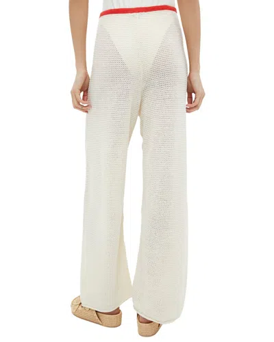 Onia Drawstring Linen Pant In White