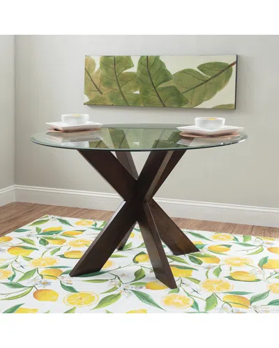Linon Auden Dining Table In Black