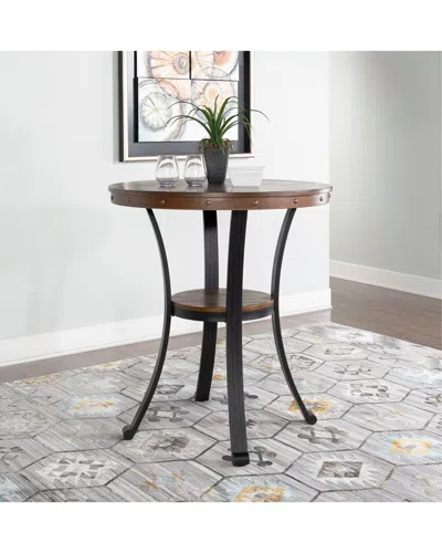 Linon Franklin Pub Table In Brown