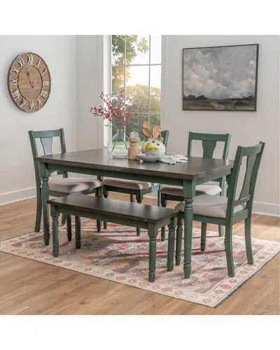 Linon Willow 6pc Dining Set
