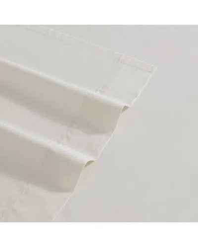 Vera Wang Cool Comfort Cotton Percale Solid Sheet Set In White