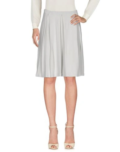 Emporio Armani Knee Length Skirt In Grey