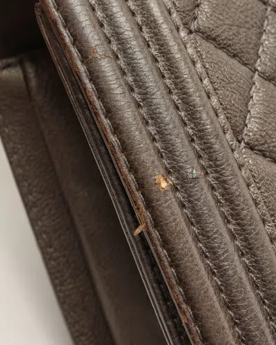 Pre-owned Chanel Medium Boy Bag In Brown