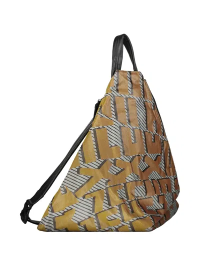 Zegna Logo-print Triangle Belt Bag In Multi