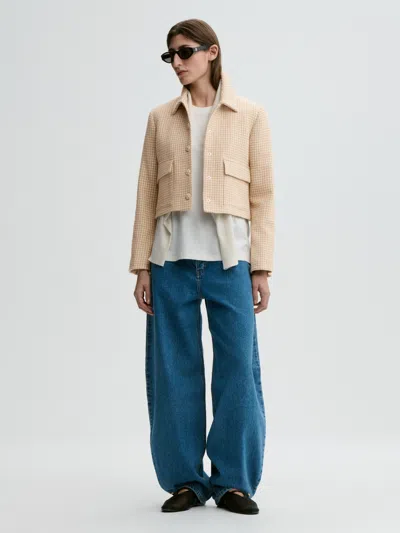 By Malene Birger Annie Houndstooth-pattern Cropped Jacket