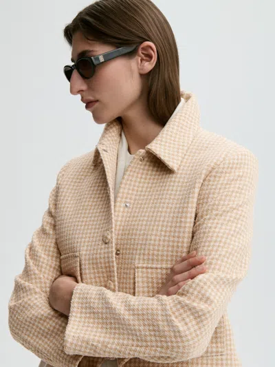 By Malene Birger Annie Houndstooth-pattern Cropped Jacket