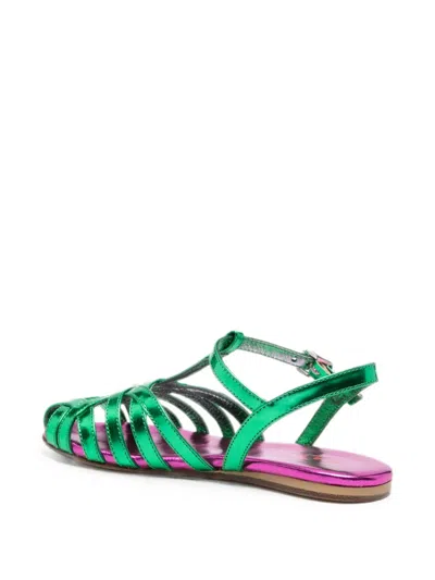 Marni Buckle Sandals In Multi