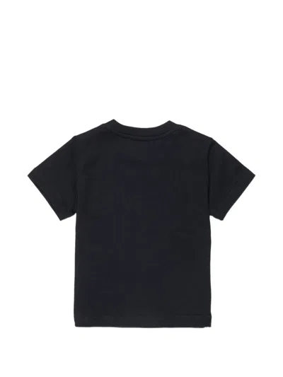 Dsquared2 Logo-print Shoulder-button T-shirt In Black