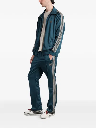 Needles Side-stripe Track Pants In Blue