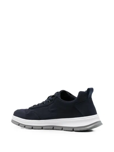Docksteps Lace-up Pull-tab Sneakers In Blue
