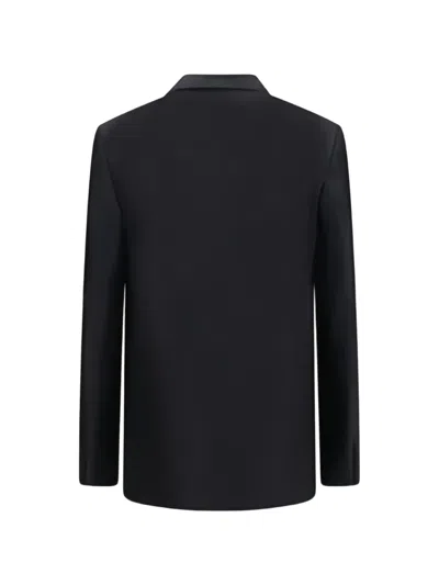 Gucci Fine Silk Faille Jacket In Black