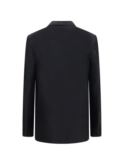 Gucci Fine Silk Faille Jacket In Black