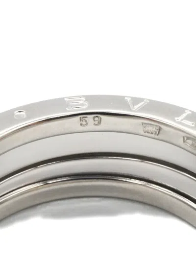 Pre-owned Bvlgari 2010s B-zero1 Ring In Silver