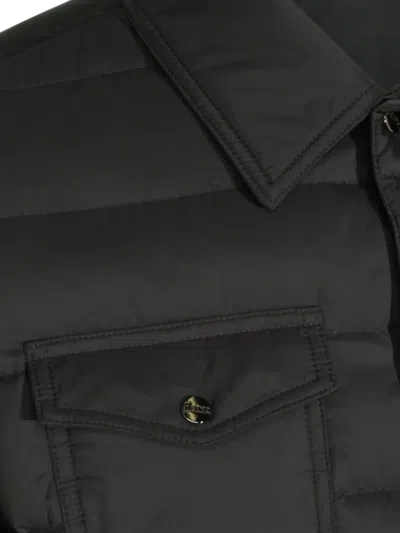 Herno Quilted Down Jacket In Black