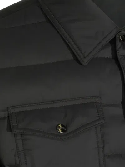 Herno Quilted Down Jacket In Black