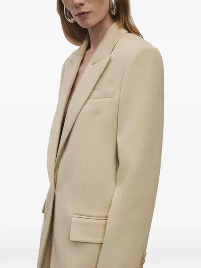 Another Tomorrow Oversized Tailored Jacket In Brown