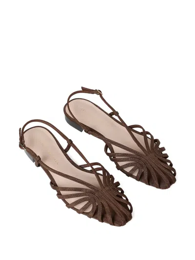 Loeffler Randall Devon Cage Sandals In Brown