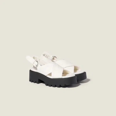 Miu Miu Platform Slingback Sandals In Multi