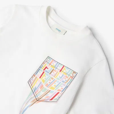 Fendi Logo-print T-shirt In Multi