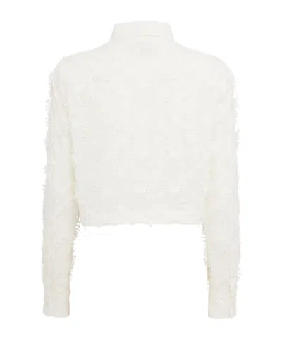 Msgm Embellished Shirt In Neutral