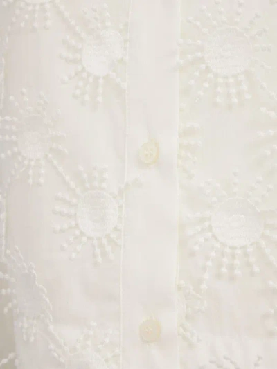 Msgm Embellished Shirt In Neutral