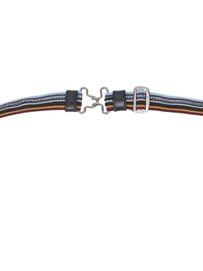 Prada Logo Belt In Multi