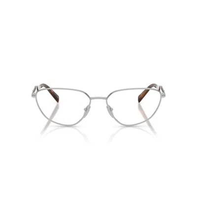 Prada Full Frame Glasses In Gray