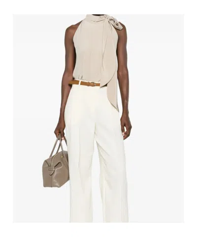 Max Mara Sleeveless Top In Neutral