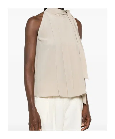 Max Mara Sleeveless Top In Neutral