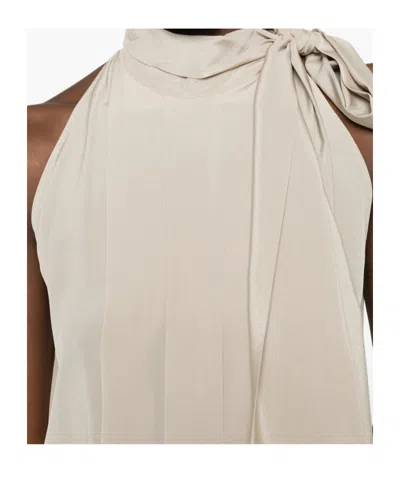 Max Mara Sleeveless Top In Neutral