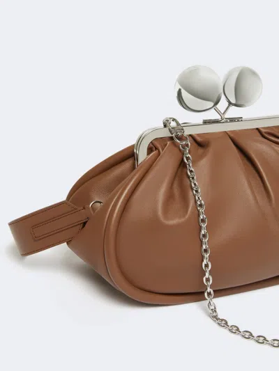 Weekend Max Mara Medium-sized Pasticcino Clutch In Brown