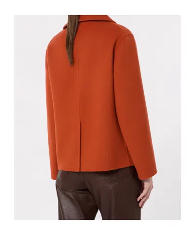 Max Mara Long Sleeve Jacket In Red