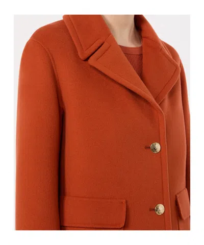 Max Mara Long Sleeve Jacket In Red