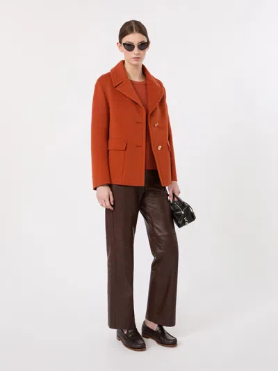 Max Mara Long Sleeve Jacket In Red
