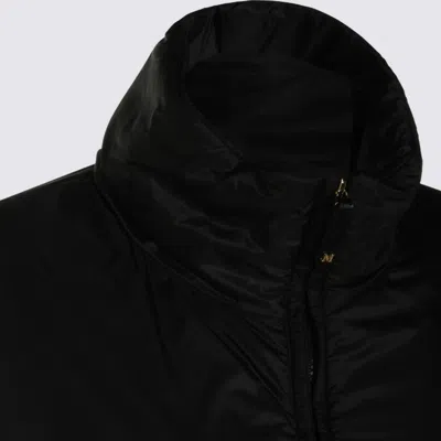 Max Mara The Cube Drawstring Puffer Jacket In Black