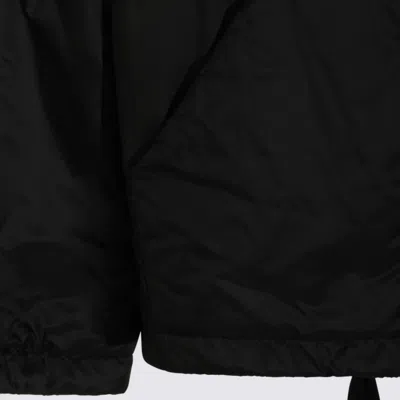 Max Mara The Cube Drawstring Puffer Jacket In Black