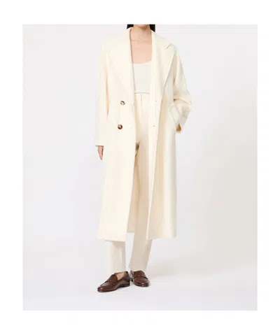 Max Mara 101801 Icon Coat In White