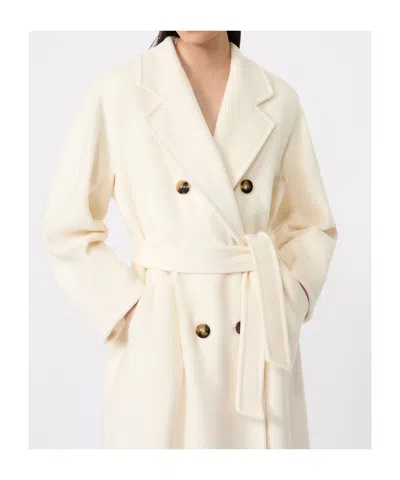 Max Mara 101801 Icon Coat In White