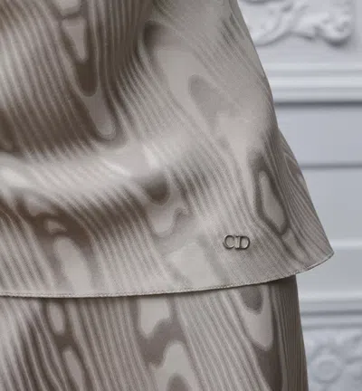 Dior Draped Top In Gray