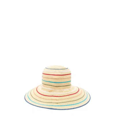 Paul Smith Straw Sun Hat In Multi