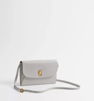 Dior Medaillon Envelope Pouch With Strap In White