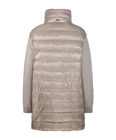 Herno Quilted Jacket In Brown