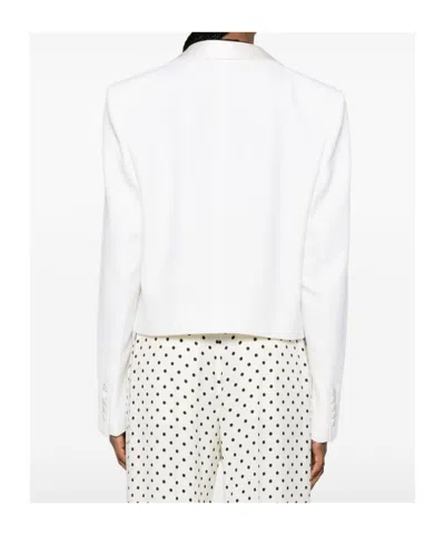 Tom Ford Wool Tuxedo Jacket In White