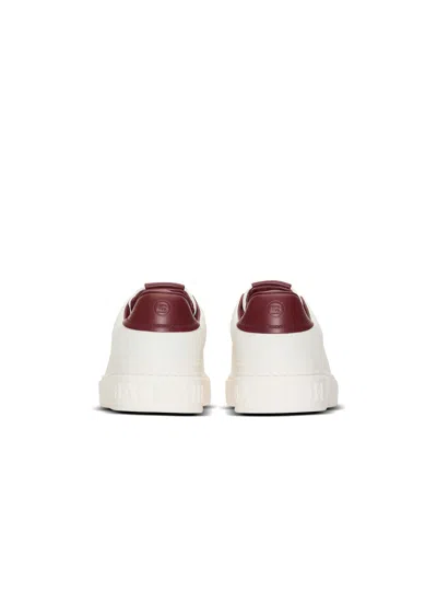 Balmain B-court Smooth Leather Trainers In Multi