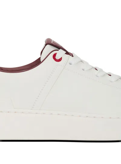 Balmain B-court Smooth Leather Trainers In Multi