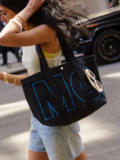 Baublebar Solid Custom Alpha Tote In Blue