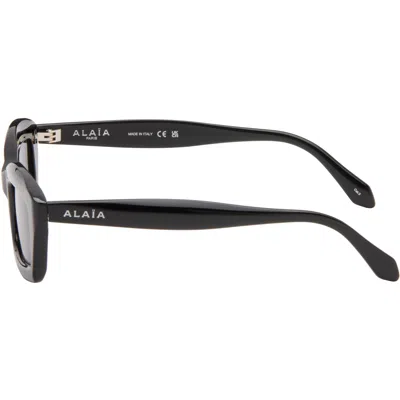 Alaïa Rectangular Sunglasses In Black