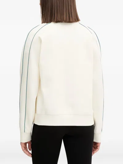 Ea7 Logo-print Zip-up Jacket In White