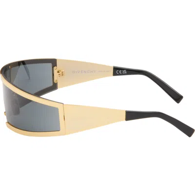 Givenchy Gold Square Sunglasses In Gold