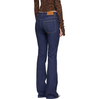 Amiri Blue Raw Jeans In Blue